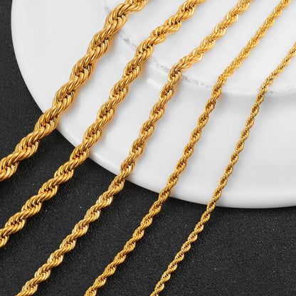 Gold plated chain for Woman