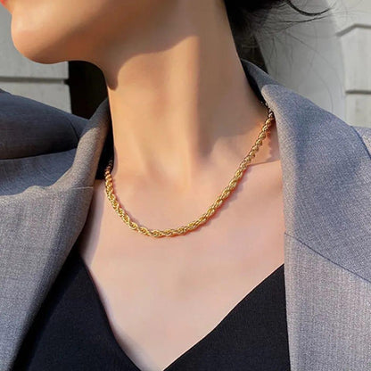 Gold plated chain for Woman