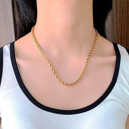 Gold plated chain for Woman