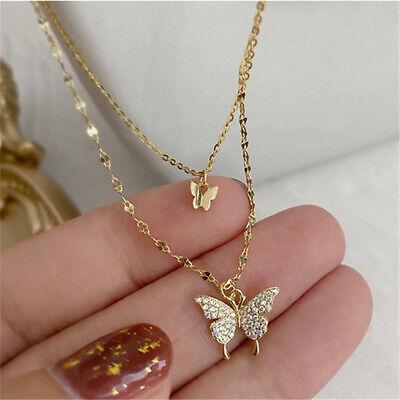 Alloy Gold plated Double layered Butterfly design