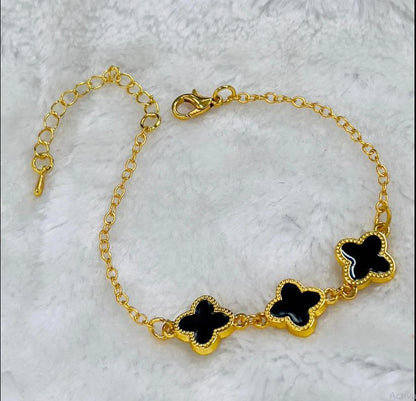 Gold plated chain bracelet